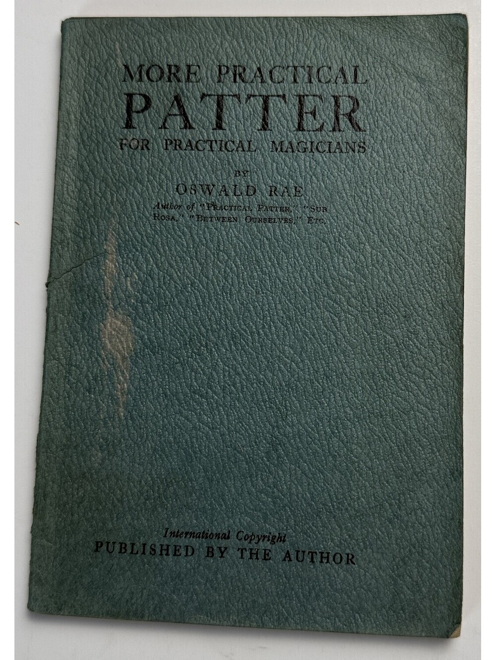 More Practical Patter Magic Tricks Performance Non Fiction PB